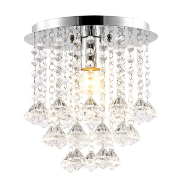 Lillibet 9.88" Traditional Transitional Iron LED Semi Flush Mount - JONATHAN Y